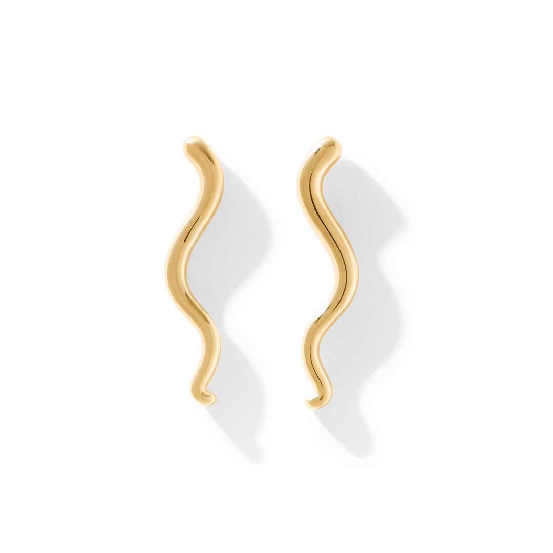 TWIST LARGE EARRINGS GOLD