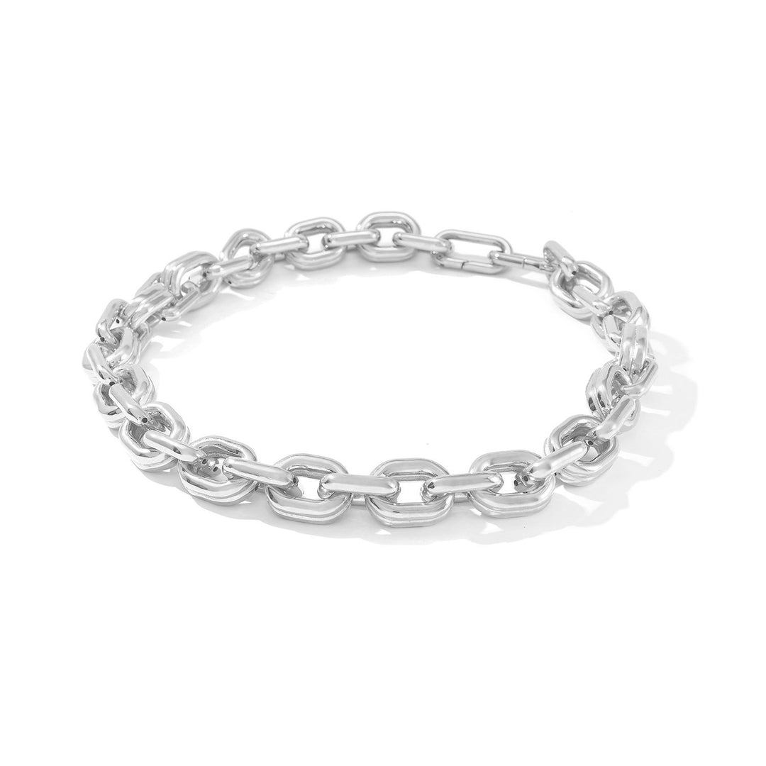 LINKS CHAIN - DOUBLE LINKS SILVER