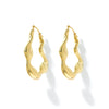 Image color FLOW LARGE HOOPS GOLD