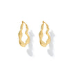 Image color FLOW SMALL HOOPS GOLD